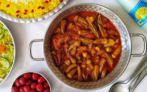 طرز تهیه خورشت بامیه ساده