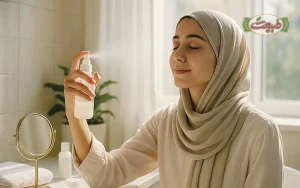 آب برنج برای لک صورت