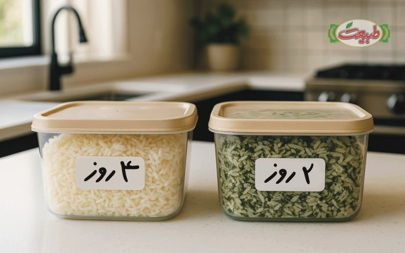 برنج پخته چند روز در یخچال می‌ماند؟
