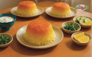 سرو برنج در مهمانی