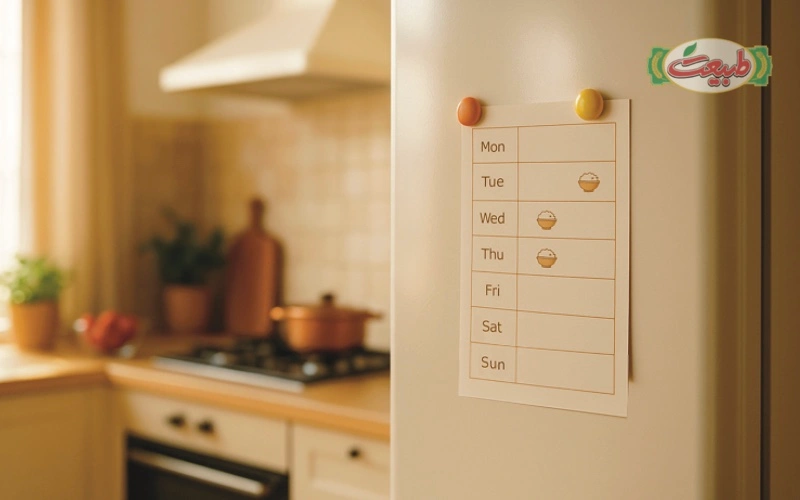 مصرف هفتگی برنج