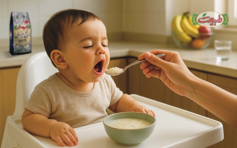 از چند ماهگی به نوزاد برنج بدهیم؟