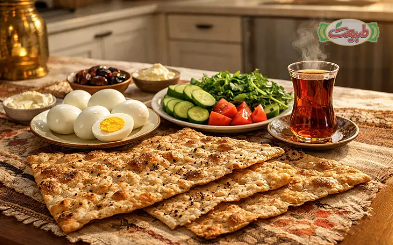 طرز تهیه غذاهای مخصوص ماه رمضان 3 تخم مرغ آب پز برای سحری