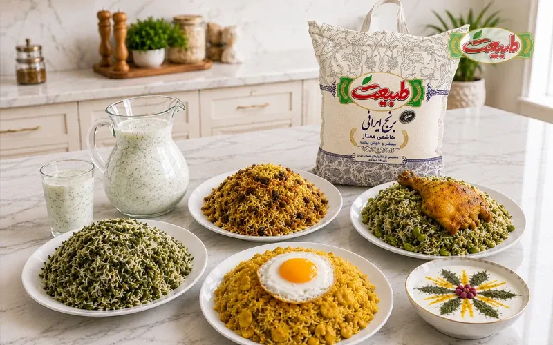 انواع پلو ایرانی