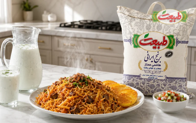 طز تهیه کلم پلو تهرانی