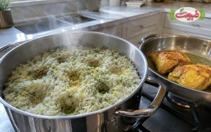 طرز تهیه شوید پلو با مرغ