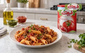 طرز تهیه پاستا با سس گوجه فرنگی